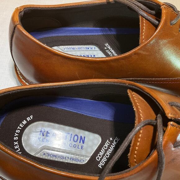 Kenneth Cole Flex Lace Up, Cognac, 8.5 M - Picture 9 of 12